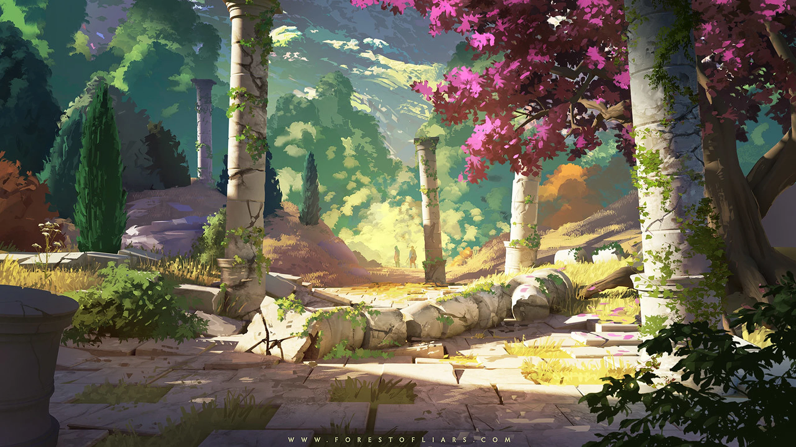 Mobile background image of the blog